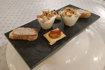 Apéritif sur ardoise